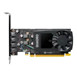 NVIDIA Quadro P1000 - Carte graphique - Quadro P1000 - 4 Go GDDR5 - PCIe 3.0 x16 profil bas - 4 x Min... (VCQP1000V2-PB)_3